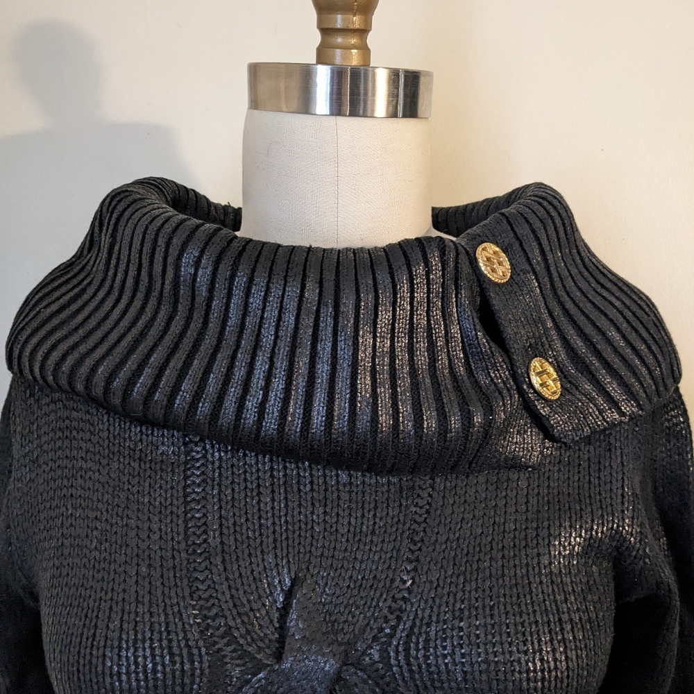 Baby Phat black sweater dress NWT - Picture 2 of 6